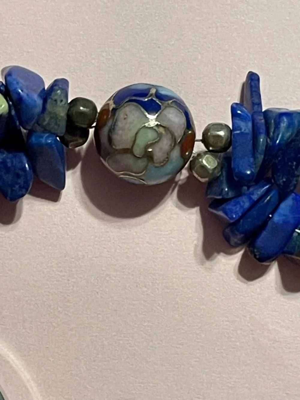 Kathy Ireland Lapis Cloisonné Watch #9330 💎